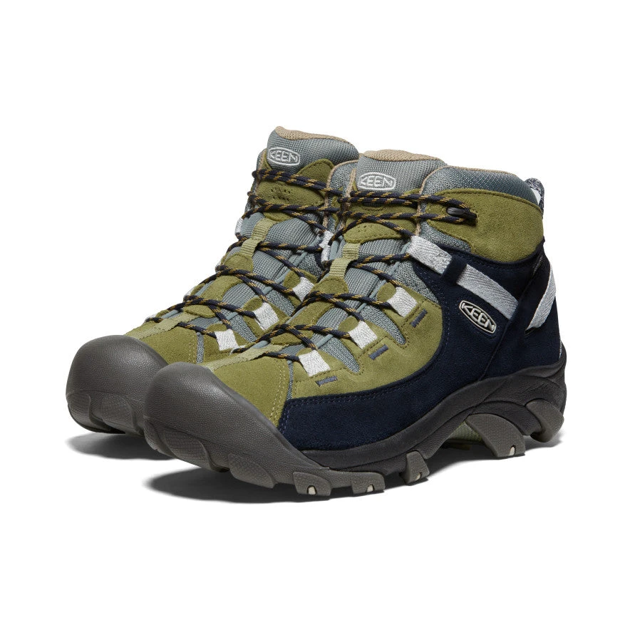 Keen Men's Targhee II Waterproof Hiking Boot X AtelierBluebottle | Sky Captain/Olive Drab 4 Keen Men's Targhee II Waterproof Hiking Boot X AtelierBluebottle | Sky Captain/Olive Drab - Image 2