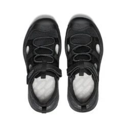 Keen Big Kids' Motozoa Sandal | Black/Alloy -Keen Shoes Shop 085a00e1aadbb7cb21b49c2c88e0ae1d010f5886