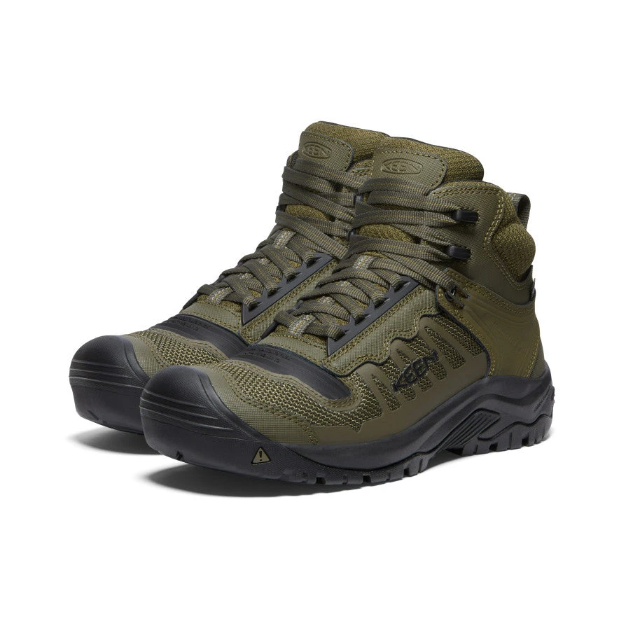 Keen Men's Reno KBF Waterproof Mid (Soft Toe) | Dark Olive/Black 4 Keen Men's Reno KBF Waterproof Mid (Soft Toe) | Dark Olive/Black - Image 2