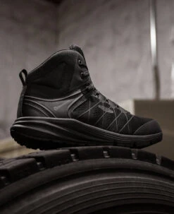 Keen Men's Vista Energy Mid (Carbon-Fiber Toe) | Black/Raven -Keen Shoes Shop 1024592 PDP LeftImage