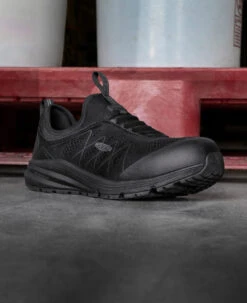 Keen Men's Vista Energy Shift ESD (Carbon-Fiber Toe) | Black/Black -Keen Shoes Shop 1026371 PDP LeftImage