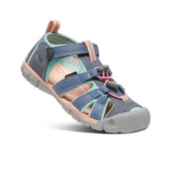 Keen Big Kids' Seacamp II CNX | Flint Stone/Ocean Wave -Keen Shoes Shop 19d898179a06ccb2a6db45a7070896520f811d2b