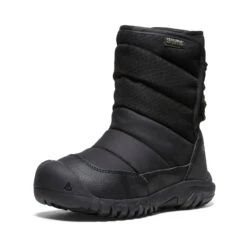 Keen Little Kids' Puffrider Waterproof Winter Boot | Black/Steel Grey -Keen Shoes Shop 1f9ee2125c2f3e7b07182bd0e67962ae83b97c11