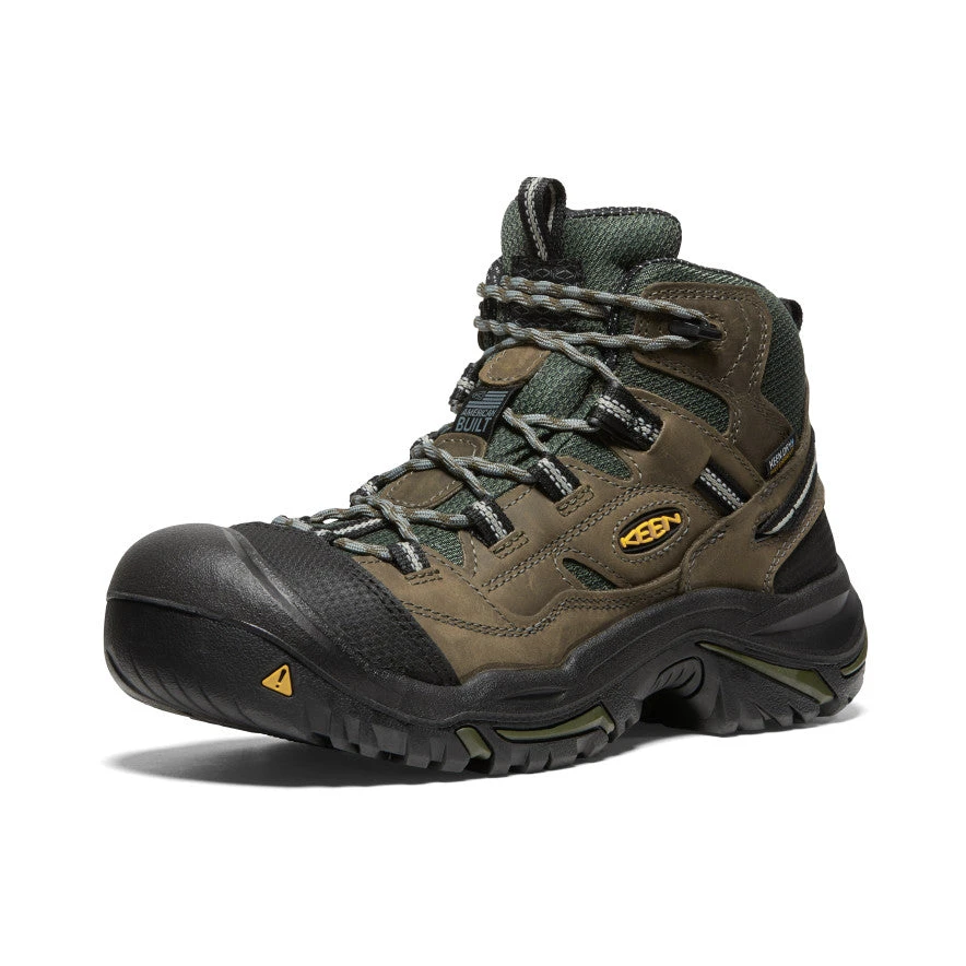 Keen Men's Braddock Waterproof Mid (Steel Toe) | Gargoyle/Forest Night 5 Keen Men's Braddock Waterproof Mid (Steel Toe) | Gargoyle/Forest Night - Image 3