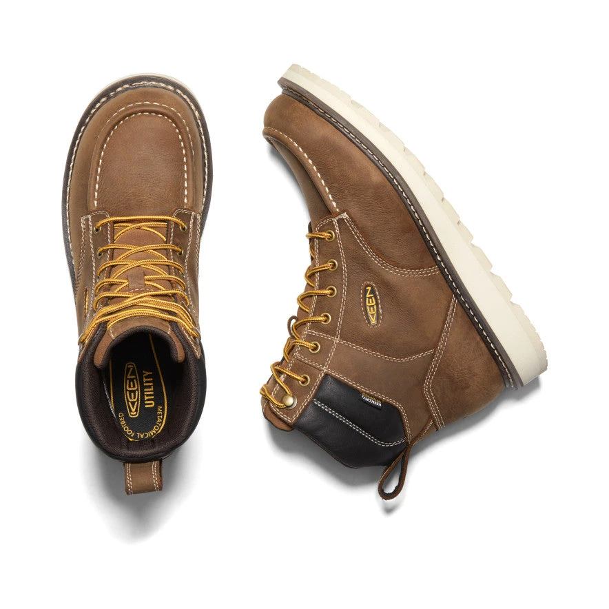 Keen Men's Cincinnati 6" Waterproof Boot (Soft Toe) | Belgian/Sandshell 10 Keen Men's Cincinnati 6" Waterproof Boot (Soft Toe) | Belgian/Sandshell - Image 8