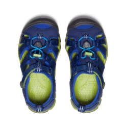 Keen Little Kids' Seacamp II CNX | Blue Depths/Chartreuse -Keen Shoes Shop 29da11b54f1e61c417e38a40c953d802854f1697
