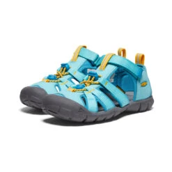 Keen Big Kids' Seacamp II CNX | Ipanema/Fjord Blue -Keen Shoes Shop 2c6337a3db9b44a1a0063f37750a2505da538301