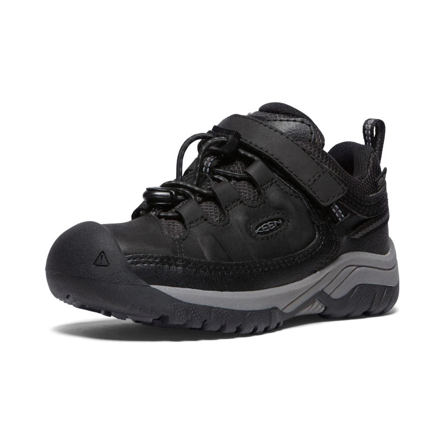 Keen Little Kids' Targhee Waterproof Shoe | Black/Steel Grey 5 Keen Little Kids' Targhee Waterproof Shoe | Black/Steel Grey - Image 3