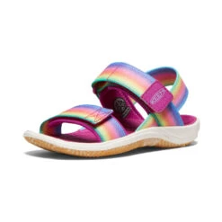 Keen Little Kids' Elle Backstrap | Rainbow/Festival Fuchsia -Keen Shoes Shop 356547de3708de5b9ae54ec61cd3d8dcc26dfeb0