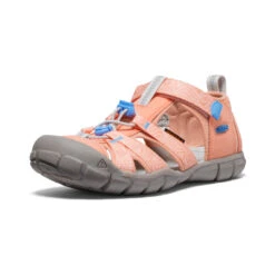 Keen Big Kids' Seacamp II CNX | Papaya Punch/Marina -Keen Shoes Shop 3a38d74890159386c1ecc16b8ce05c2d7596b354