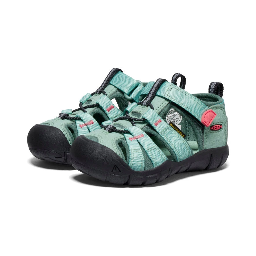 Keen Toddlers' Seacamp II CNX | Granite Green/Cayenne 4 Keen Toddlers' Seacamp II CNX | Granite Green/Cayenne - Image 2