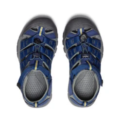 Keen Big Kids' Newport H2 | Blue Depths/Gargoyle -Keen Shoes Shop 5152cb15ce92f673de7e06f6d9a3a74ec59ef024