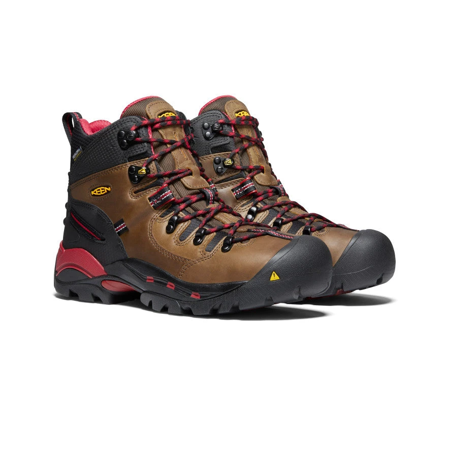 Keen Men's Pittsburgh 6" Waterproof Boot (Steel Toe) | Bison 4 Keen Men's Pittsburgh 6" Waterproof Boot (Steel Toe) | Bison - Image 2