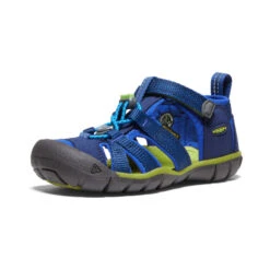 Keen Little Kids' Seacamp II CNX | Blue Depths/Chartreuse -Keen Shoes Shop 556409dbc431d989e93b27522d8e8133cba83c93