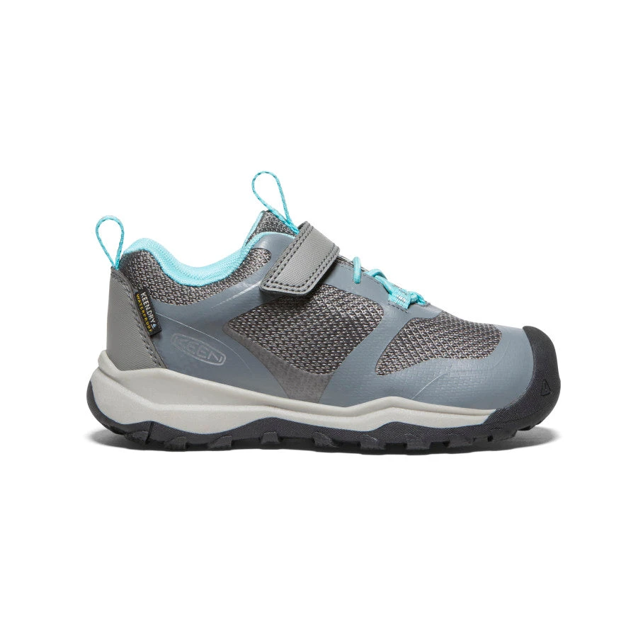 Keen Little Kids' Wanduro Waterproof Shoe | Steel Grey/Ipanema 3 Keen Little Kids' Wanduro Waterproof Shoe | Steel Grey/Ipanema