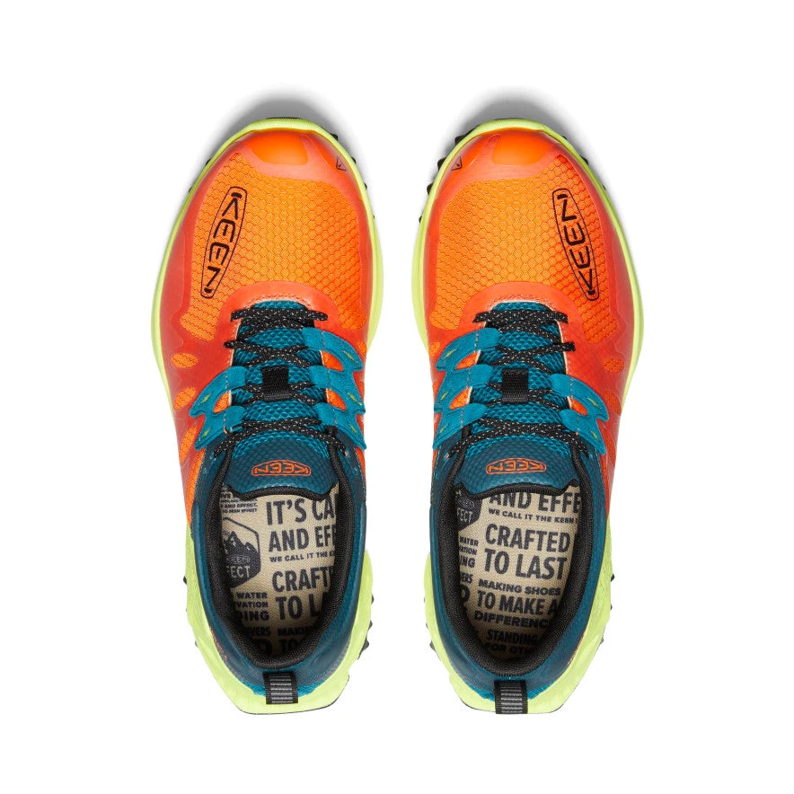 Keen Men's Zionic Waterproof Hiking Shoe | Scarlet Ibis/Deep Lagoon 6 Keen Men's Zionic Waterproof Hiking Shoe | Scarlet Ibis/Deep Lagoon - Image 4