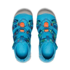 Keen Big Kids' Seacamp II CNX X Smokey Bear | Smokey Bear/Fjord Blue -Keen Shoes Shop 5d4a399cc760ff49db0fc65b31d37f1d45e3b3be