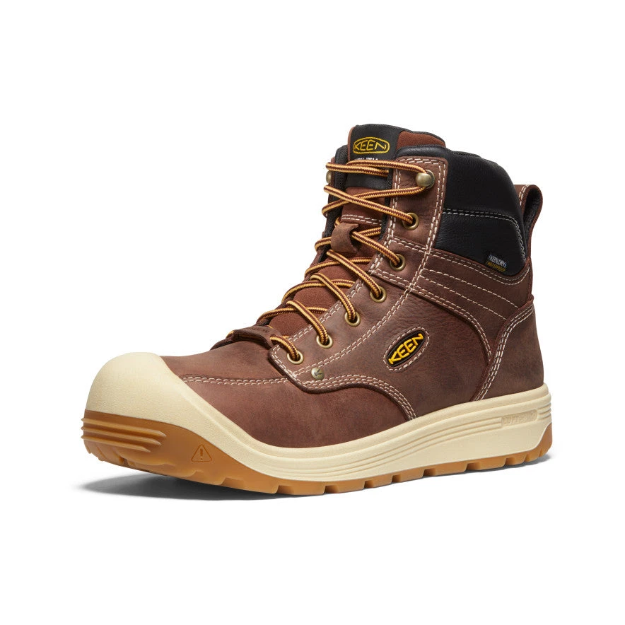 Keen Men's Fort Wayne 6" Waterproof (Carbon-Fiber Toe) | Tortoise Shell/Gum 5 Keen Men's Fort Wayne 6" Waterproof (Carbon-Fiber Toe) | Tortoise Shell/Gum - Image 3
