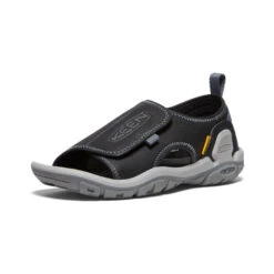 Keen Big Kids' Knotch River Open-Toe | Black/Steel Grey -Keen Shoes Shop 63b3308fe2a1a812029d1875bfa3ec5a1fa5663a