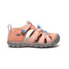 Keen Little Kids' Seacamp II CNX | Papaya Punch/Marina -Keen Shoes Shop 6abf588a146e031dcbe3bc92c9c4281ddbc99f3e