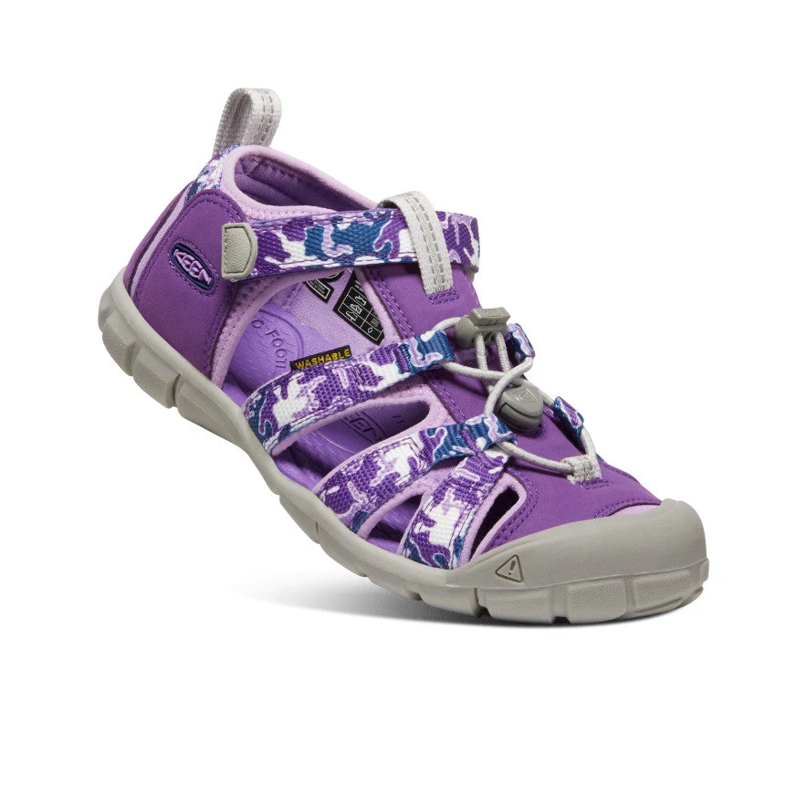Keen Big Kids' Seacamp II CNX | Camo/Tillandsia Purple 5 Keen Big Kids' Seacamp II CNX | Camo/Tillandsia Purple - Image 3