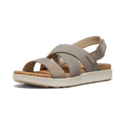 Keen Women's Elle Criss Cross Sandal | Brindle/Birch -Keen Shoes Shop 75597df2f2e3b3f9f05bee07c333c48ab5c5d0b0