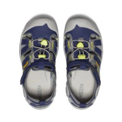 Keen Big Kids' Knotch Creek | Steel Grey/Blue Depths -Keen Shoes Shop 838be6eb553a3a470e800edfe8866f7e6a90f741