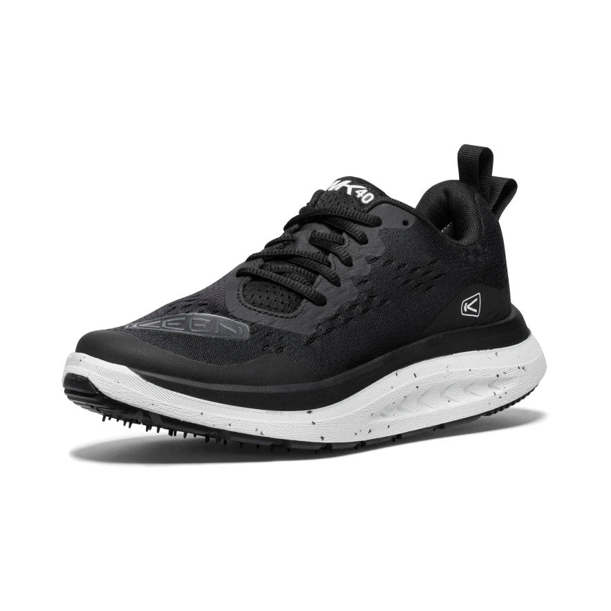 Keen Women's WK400 Walking Shoe | Black/White 5 Keen Women's WK400 Walking Shoe | Black/White - Image 3