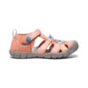 Keen Big Kids' Seacamp II CNX | Papaya Punch/Marina -Keen Shoes Shop 8a096de7478be28f678c9b7aac2c3c21069580e4