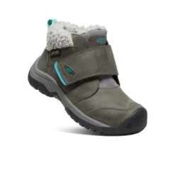 Keen Little Kids' Kootenay IV Waterproof Boot | Steel Grey/Porcelain -Keen Shoes Shop 933eba16c7e06a05dcbfd92339472c3a7669b3da