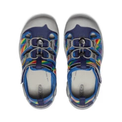 Keen Big Kids' Knotch Creek | Bright Cobalt/Rainbow Tie Dye -Keen Shoes Shop 9507e7b29ebf58444643ee0f4d137a2272e798fb