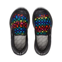 Keen Big Kids' Speed Hound Slip-On | Black/Multi -Keen Shoes Shop 955016cf2d53345e18e68973be43695c05c7e933