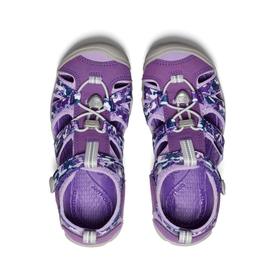Keen Big Kids' Seacamp II CNX | Camo/Tillandsia Purple 6 Keen Big Kids' Seacamp II CNX | Camo/Tillandsia Purple - Image 4