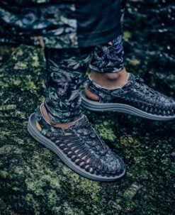 Keen Men's UNEEK Sneaker X ELNEST | Yakushima Forestra Camo -Keen Shoes Shop KEEN M UNEEKxElnest Lifestyle PDP Single Left NoLogo