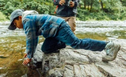 Keen Big Kids' Ridge Flex Waterproof Boot | Grey/Blue Tint -Keen Shoes Shop RidgeFlexPDPLifestyle1Kids 3