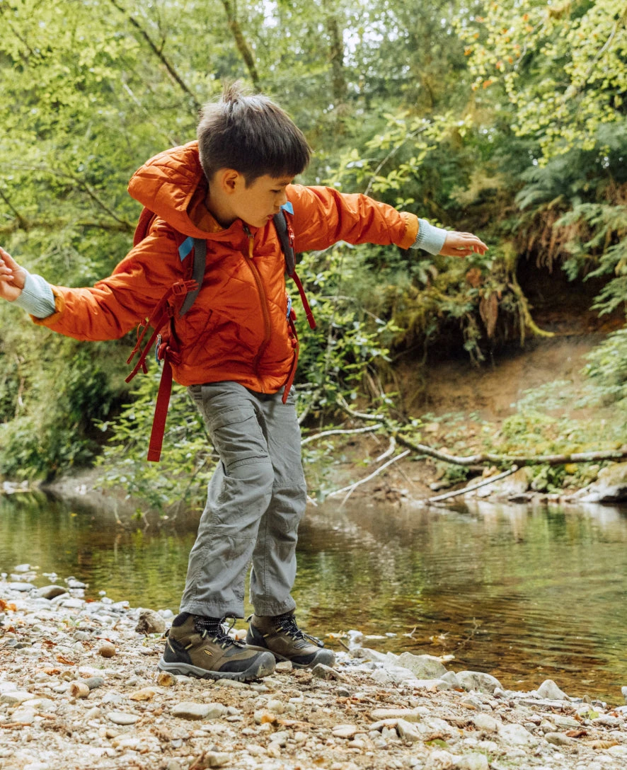 Keen Big Kids' Ridge Flex Waterproof Boot | Dark Olive/Dusky Citron 8 Keen Big Kids' Ridge Flex Waterproof Boot | Dark Olive/Dusky Citron - Image 6