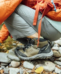 Keen Big Kids' Ridge Flex Waterproof Boot | Dark Olive/Dusky Citron 15 Keen Big Kids' Ridge Flex Waterproof Boot | Dark Olive/Dusky Citron -Keen Shoes Shop RidgeFlexPDPLifestyle3Kids