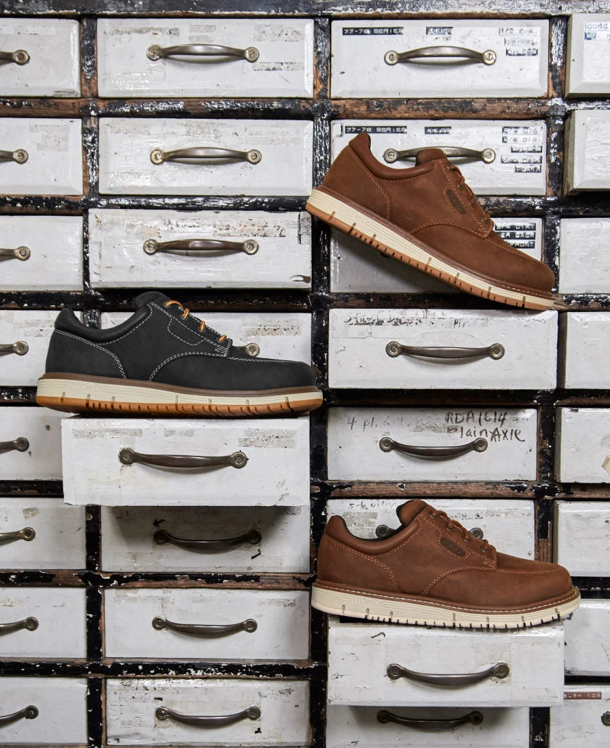 Keen Men's San Jose Oxford (Aluminum Toe) | Gingerbread/Off White 8 Keen Men's San Jose Oxford (Aluminum Toe) | Gingerbread/Off White - Image 6