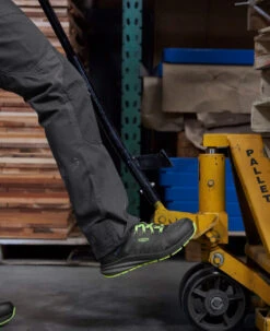 Keen Men's Vista Energy (Carbon-Fiber Toe) | Magnet/Green Glow -Keen Shoes Shop SDD 554 VistaEnergy 1026886 Left Image