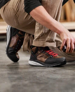 Keen Men's Red Hook Waterproof Boot (Soft Toe) | Tobacco/Black -Keen Shoes Shop SDD 604 RedHook 1025618 Left Image