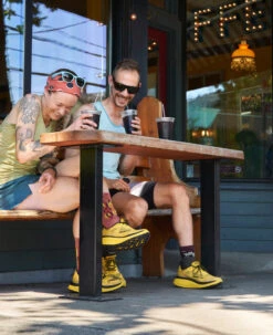 Women's WK400 Walking Shoe | KEEN Yellow/Black -Keen Shoes Shop W1027484 2