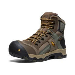 Keen Men's Davenport AL Waterproof Mid (Composite Toe) | Shitake/Forest Night -Keen Shoes Shop a2d1131d30be7bbab8d84007248eea524b41d8c7