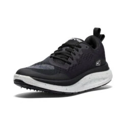 Keen Men's WK400 Walking Shoe | Black/White -Keen Shoes Shop a2d1a8e5f46ee3a2f44340784632e7e72660d3bf