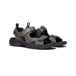 Keen Men's Targhee III Open Toe Sandal | Grey/Black -Keen Shoes Shop a4d45f08a9d7c7d727570d87501b493e8a6c1956