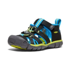 Keen Little Kids' Seacamp II CNX | Black/Brilliant Blue -Keen Shoes Shop b3408b07d0cc23271c96655244282435d816ccd3