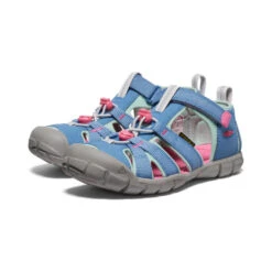 Keen Big Kids' Seacamp II CNX | Coronet Blue/Hot Pink -Keen Shoes Shop b64ef9497d05760aee68ce77f6660839cf16d69f