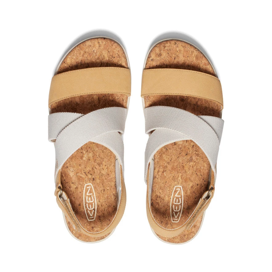 Keen Women's Elle Criss Cross Sandal | Birch/Curry 6 Keen Women's Elle Criss Cross Sandal | Birch/Curry - Image 4