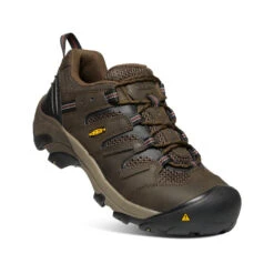 Keen Men's Lansing Low (Steel Toe) | Cascade Brown/Fired Brick -Keen Shoes Shop d7106b3de3e2c2d613484e4b51d49bfdcd3e1b72