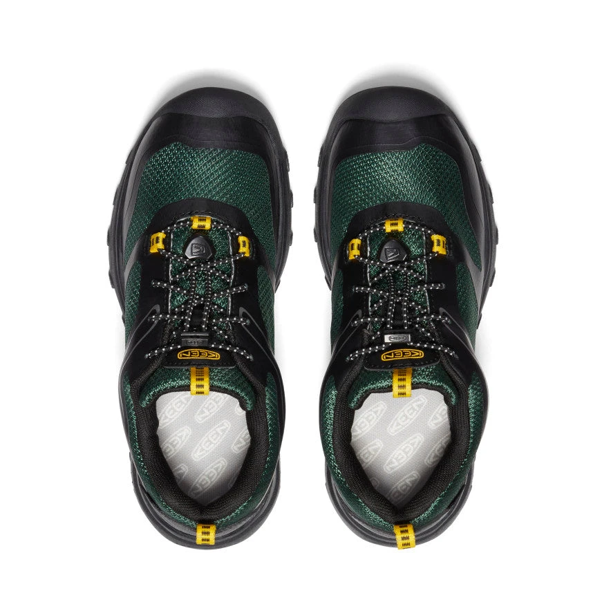 Keen Big Kids' Wanduro Waterproof Shoe | Black/Greener Pastures 6 Keen Big Kids' Wanduro Waterproof Shoe | Black/Greener Pastures - Image 4