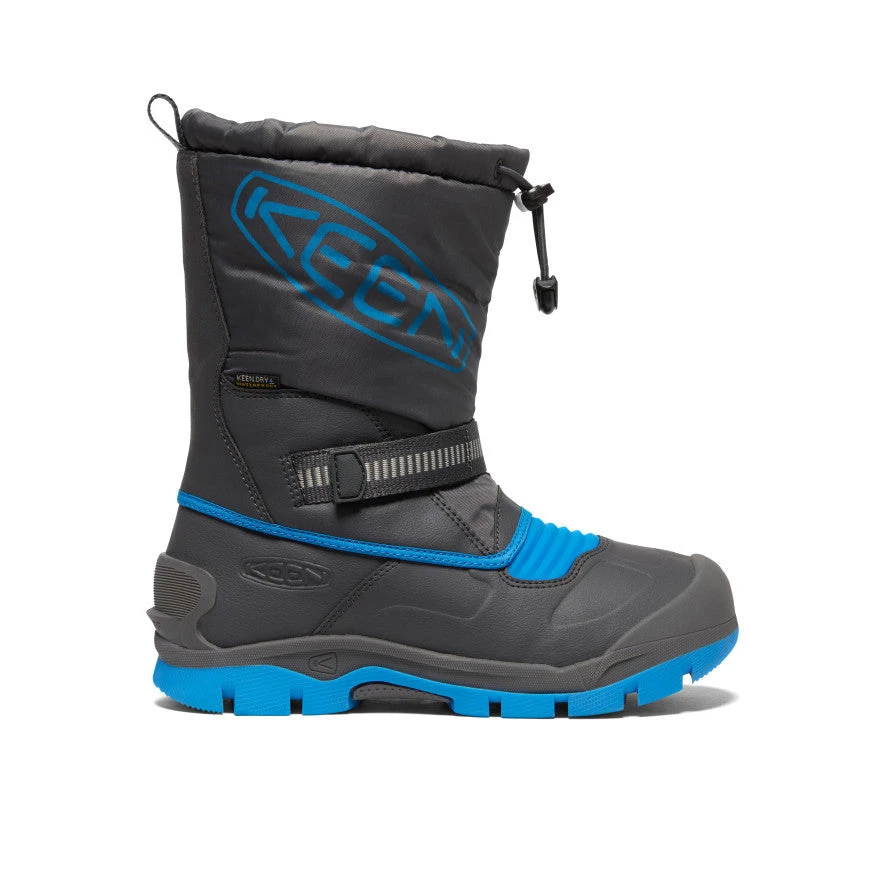 Keen Big Kids' Snow Troll Waterproof Boot | Magnet/Blue Aster 3 Keen Big Kids' Snow Troll Waterproof Boot | Magnet/Blue Aster